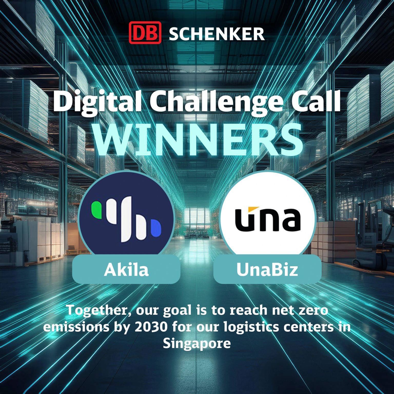 Akila Wins DB Schenker Digital Challenge